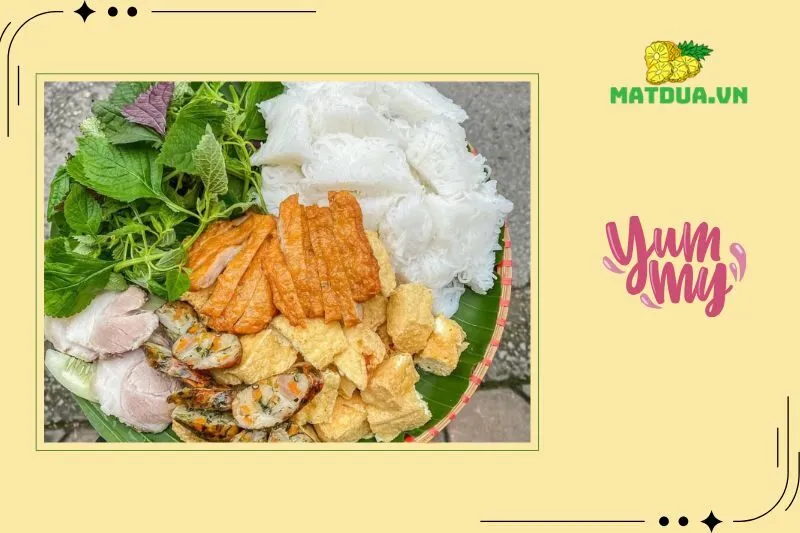Những món ăn kết hợp tuyệt vời với bún Tái Kênh
