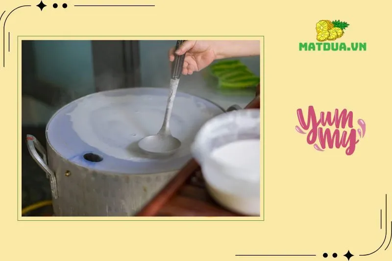 Quy trình làm bánh cuốn Phủ Lý Hà Nam