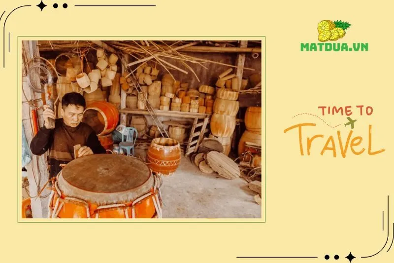 Quy trình sản xuất trống Đọi Tam